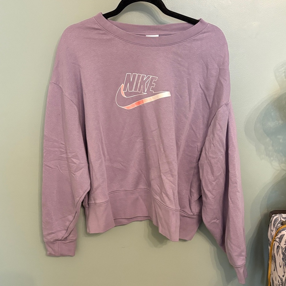 Nike Women's Lavender Sweatshirt